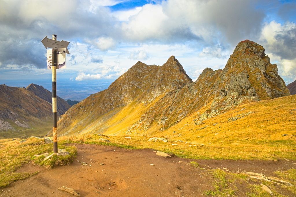 Główną granią Gór Fogaraskich